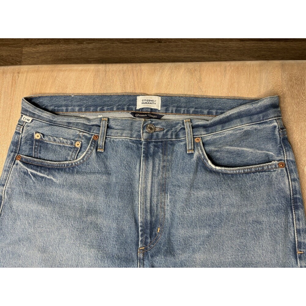 Citizens of Humanity Miro Relaxed Barrel Leg Jeans in Pacfica Medium Wash 32 - Picture 4 of 11